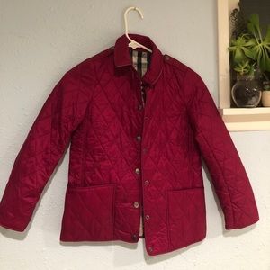 Dark Plum Burberry Jacket